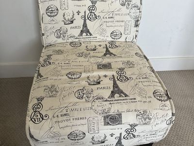 2 Paris accent chairs