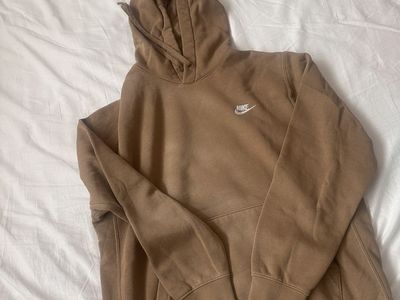 Men’s size medium Nike hoodie-Tan
