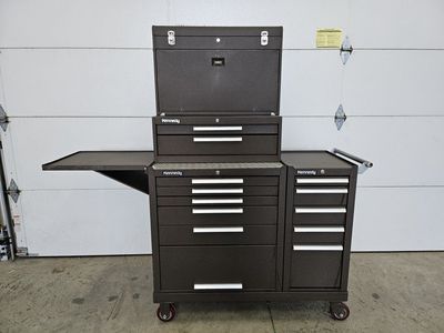 Kennedy Machinest Tool Box, Chest, and Side Cabinet Combo