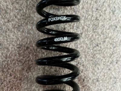 FOX Steel Rear Shock Coil Spring - 400 lb. x 2.8”