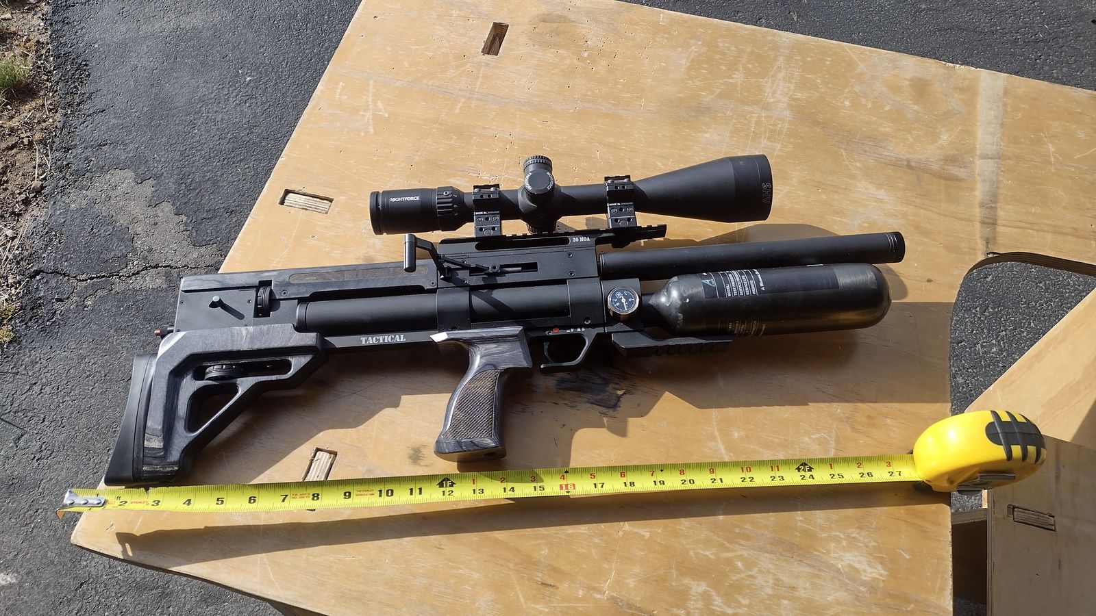 Cricket II Tactical with Night Force 5-20 SHV
