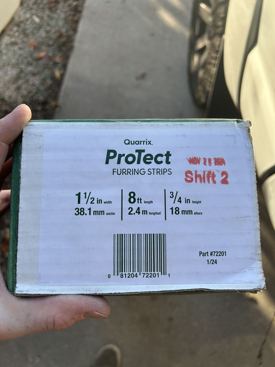 Furring Strips 2 Boxes