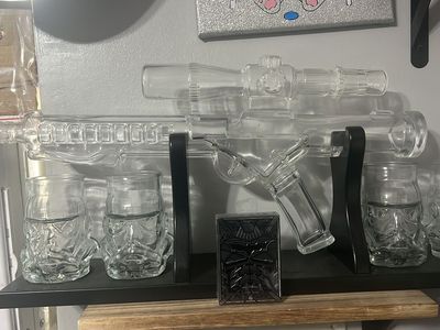 Star Wars Blaster And Glass Set