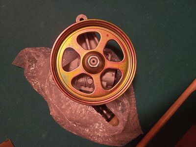 power steering pump with pulley