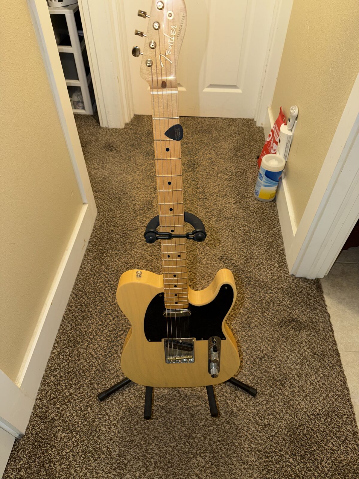Fender telecaster and amp