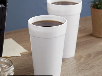 DART J Cup 20 oz Insulated Foam Cups - Bulk 500-Count Case for Hot or Cold Beverages