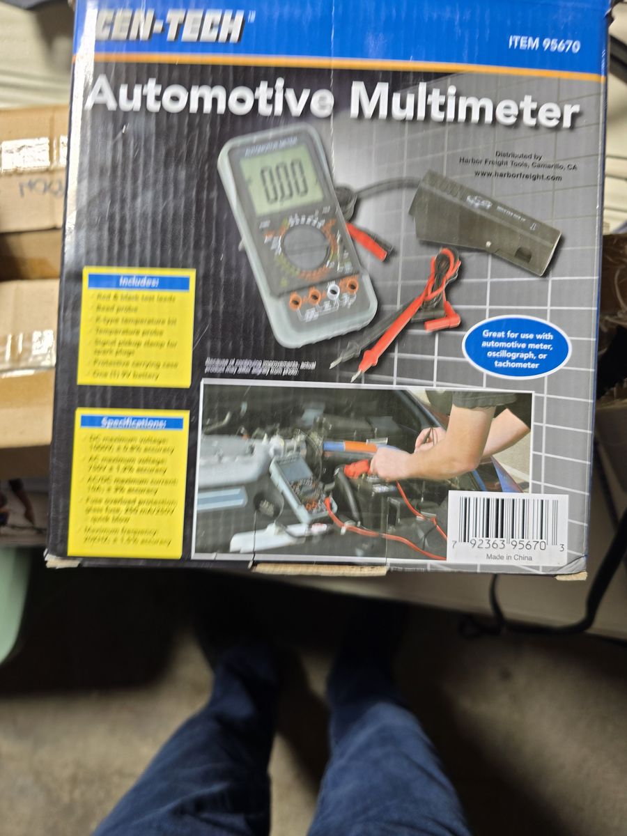 Cen-Tech Automotive Multimeter