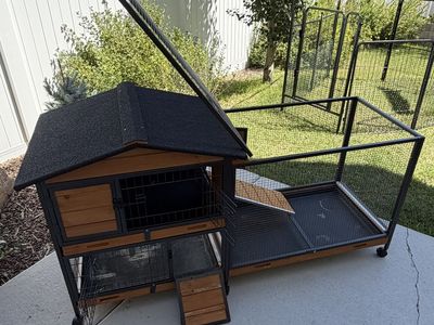 Indoor/Outdoor Rabbit Hutch