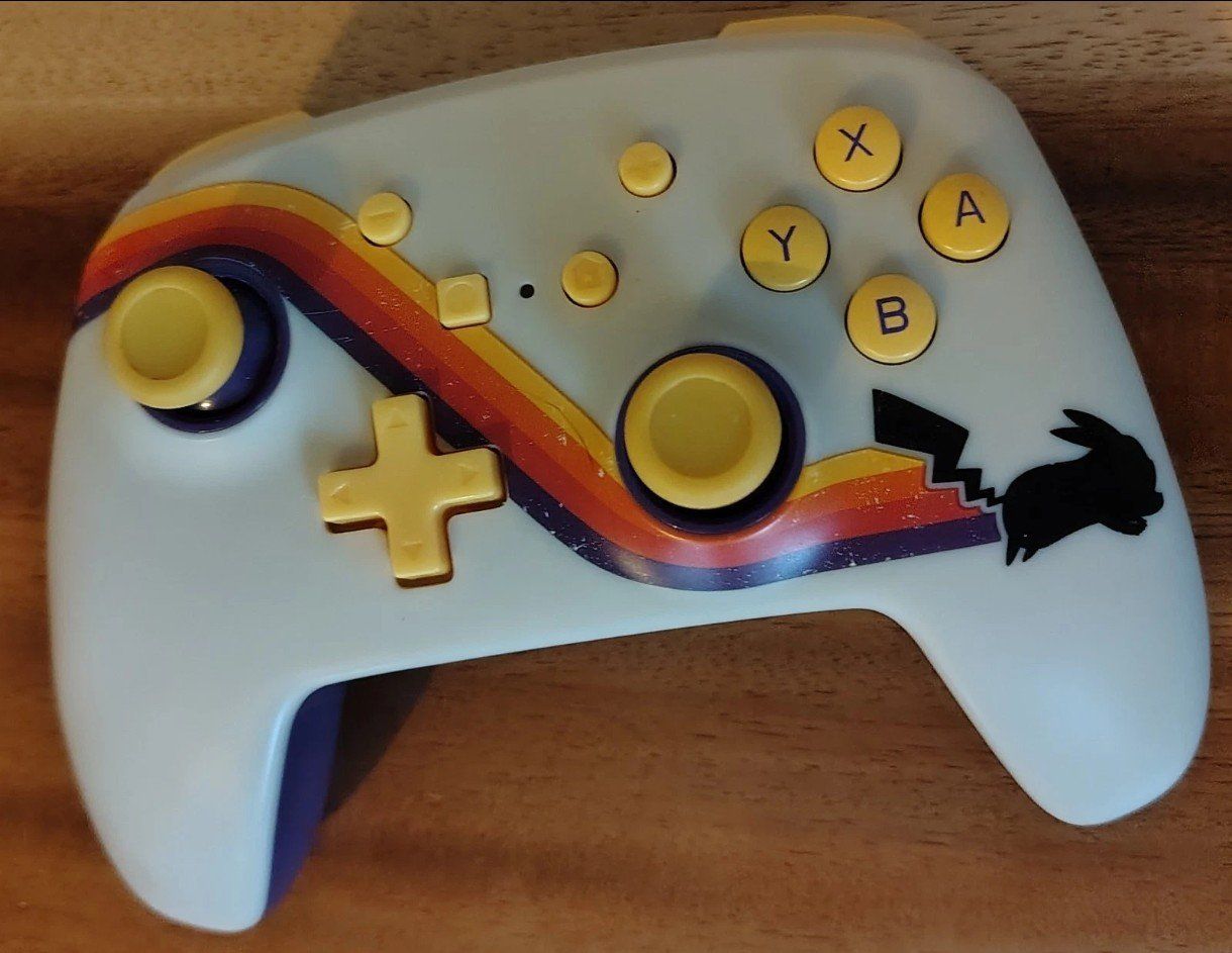 Wiireless Pikachu switch controller