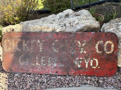1930’s Dickey Chevrolet Co. Metal Sign