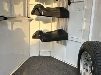 Used 2005 Sunlite 727 Bumper Pull 2-Horse Trailer with Tack Room, or rear tack and loading ramp, upgrade aluminum.