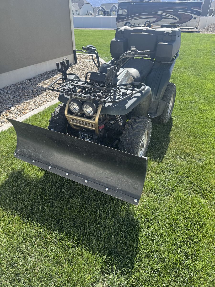 Yamaha Wolverine 350 4x4 with Snow Plow