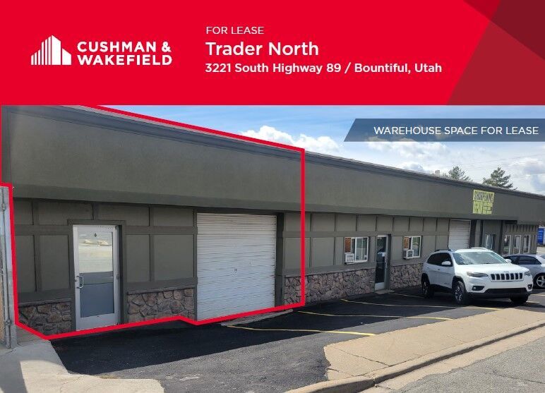 Warehouse space for lease in Bountiful