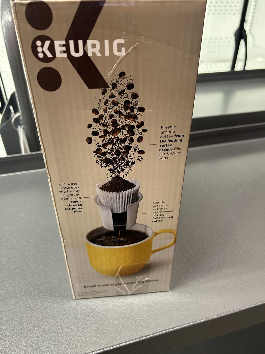 Keurig K-Mini Single Serve Coffee Maker - Black, Compact Design, 6-12 oz Brew, One-Cup Reservoir