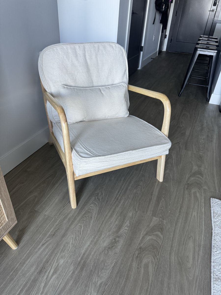 Modern Wooden Accent Chair