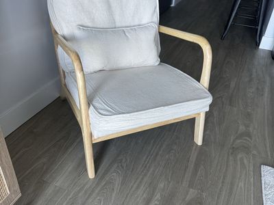 Modern Wooden Accent Chair