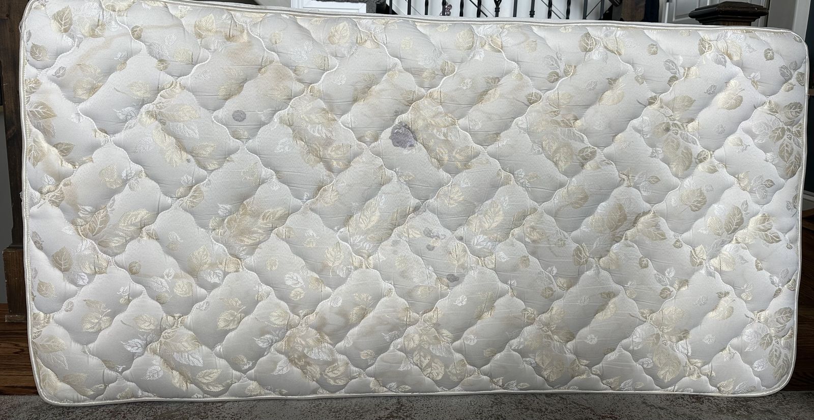 Twin mattress and box springs