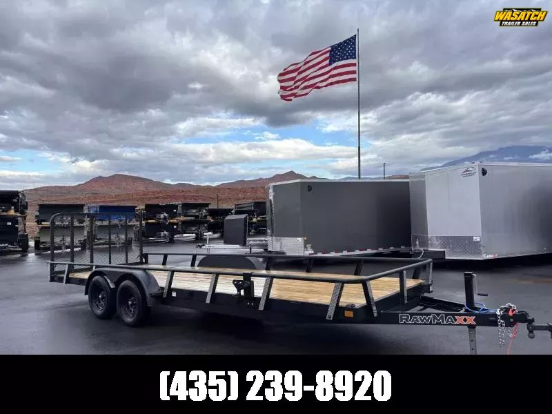 2026 RawMaxx 7X22 7K UTX Utility Trailer