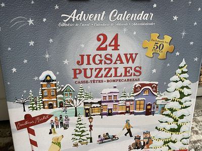 24 jigsaw puzzles advent calendar