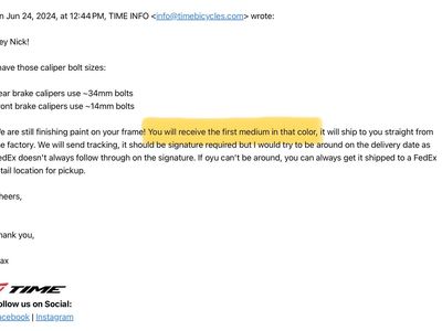 2024 TIME Alpe D’Huez X (38 Max Tire)