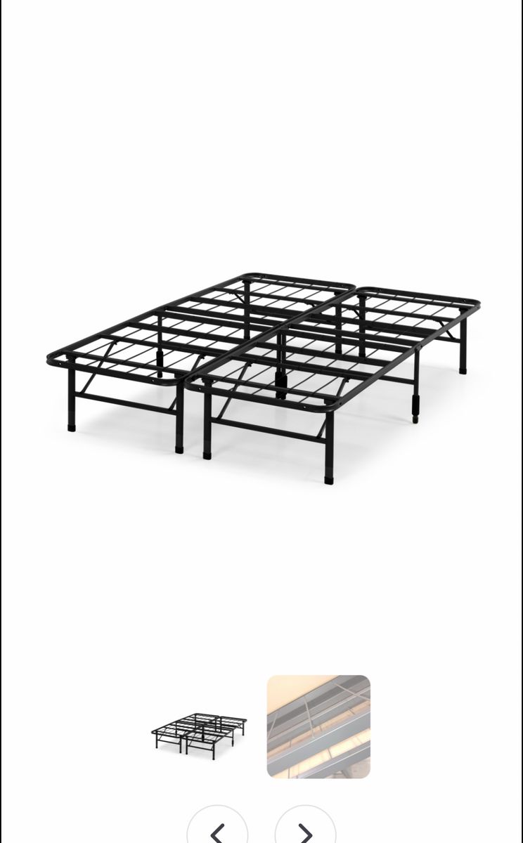 Zinus queen size foldable bed frame