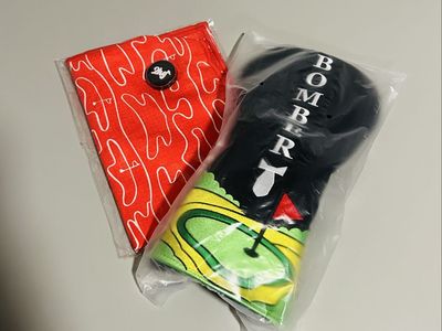 Magnetic Golf Towel and Driver Headcover Brand New
