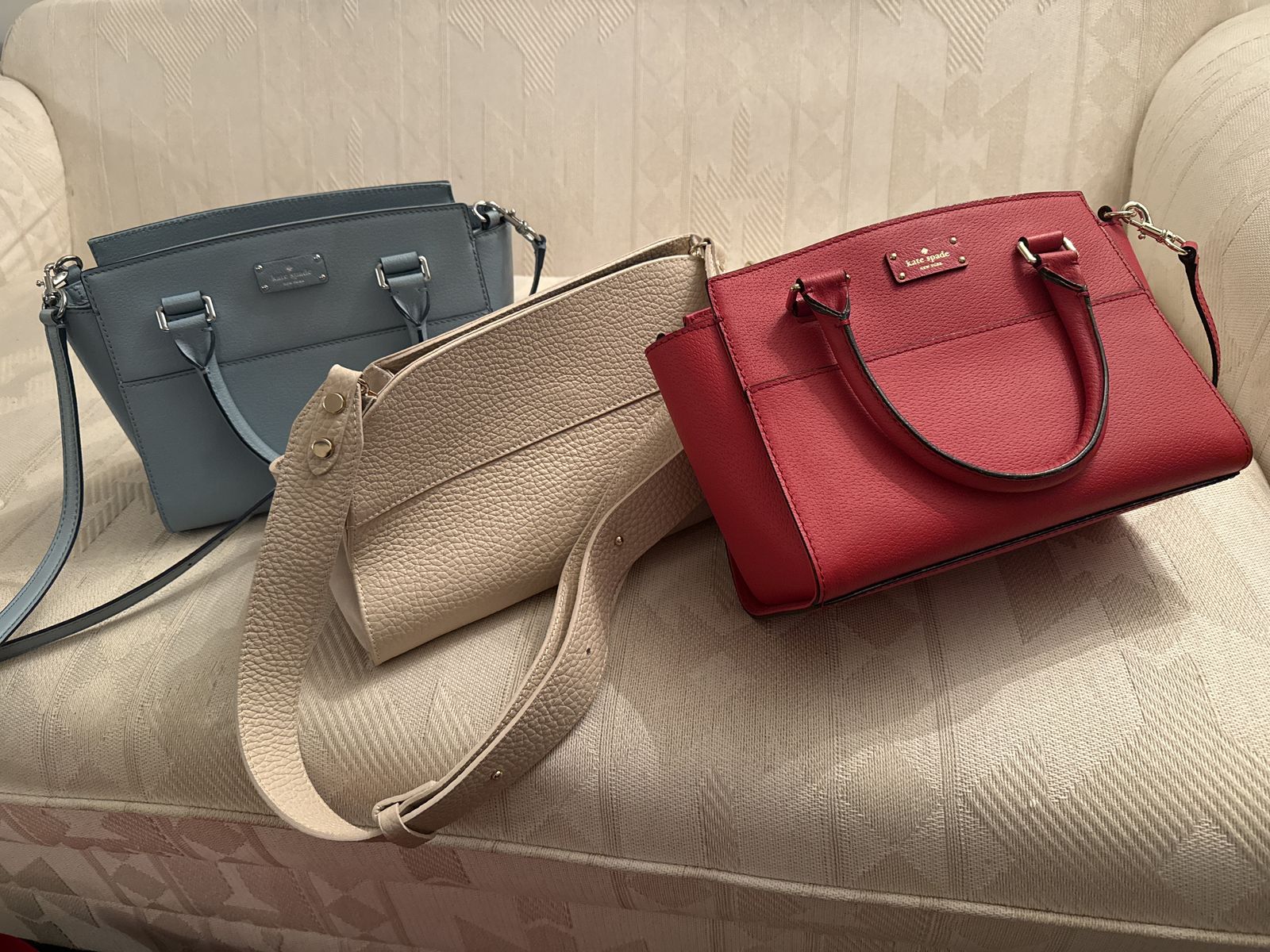 Purses - 2 Kate Spade, 1 Italian Leather