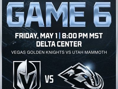 Utah Mammoth vs. Vegas - VIP Lower Bowl Options