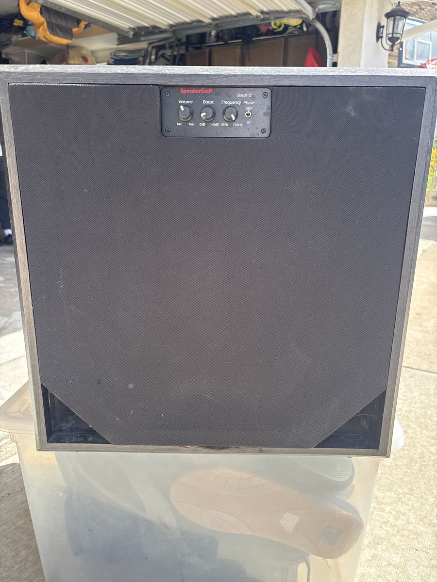 SpeakerCraft BassX-12