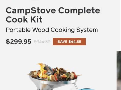 BioLite base camp wood stove and charging system.