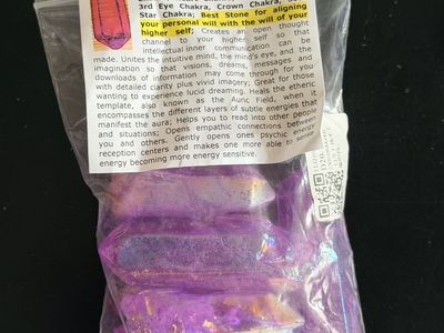 Ethereal Angel Aura Quartz Crystal Raw Stone for Alignment & Psychic Energy