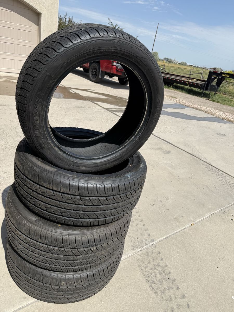 Westlake SU318 Tires - Set of 4 (2x 245/50/20, 2x 275/50/20) - Excellent Condition