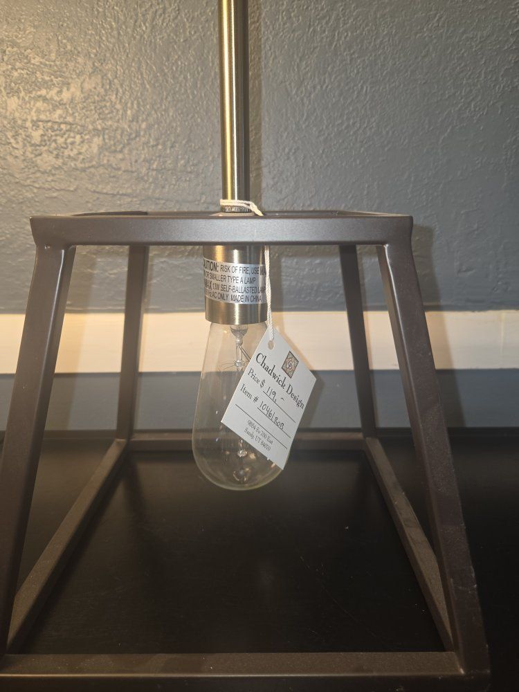 Chadwick Design Geometric Metal Pendant Light Fixture