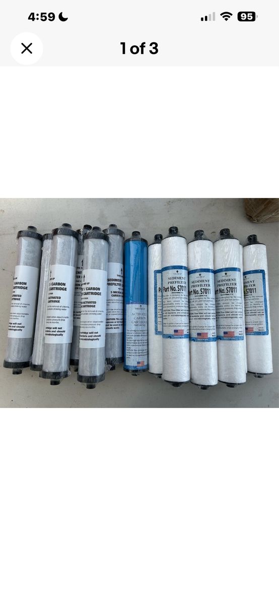 14 MICROLINE S7011 & S7028 SEDIMENT PREFILTERS FOR REVERSE OSMOSIS SYSTEMS