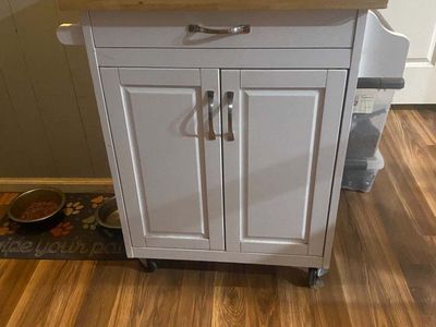 Kitchen rolling Cart / Storage Cabinet