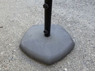 Heavy Patio Umbrella Base with Wheels(with free tilting umbrella)