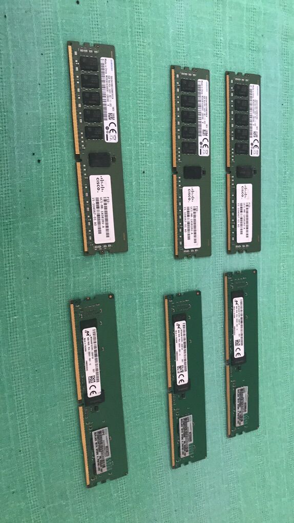 ECC Server RAM. 8gb sticks. All 6 for $15