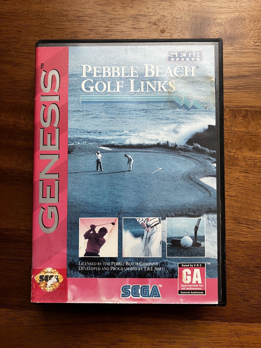 Sega Genesis Pebble Beach Golf Links
