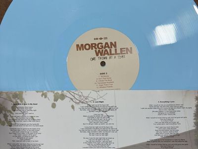 LP Blue Limited Edition Morgan Wallen One Thing At A Time Vinyl