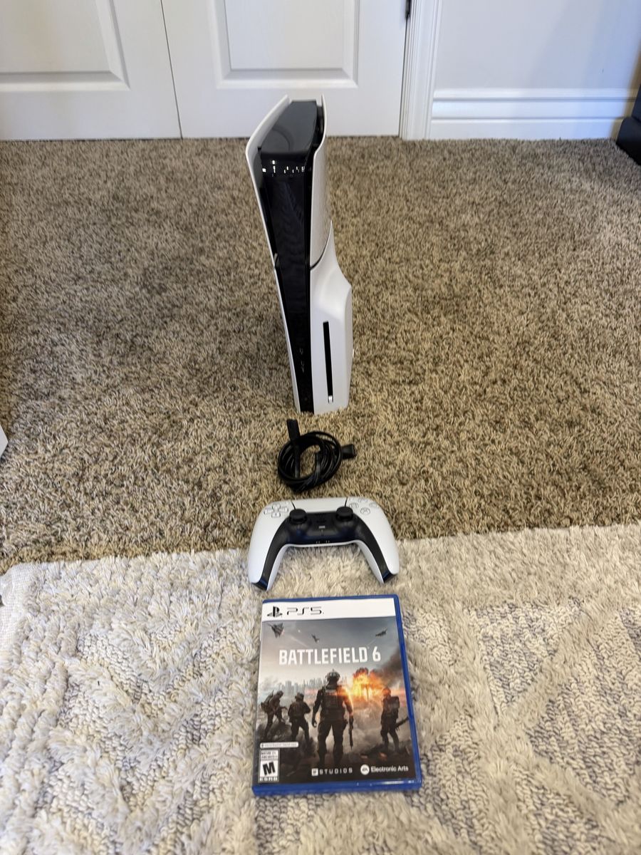 Sony PlayStation 5 PS5 Disc Console with Controller and Battlefield 6