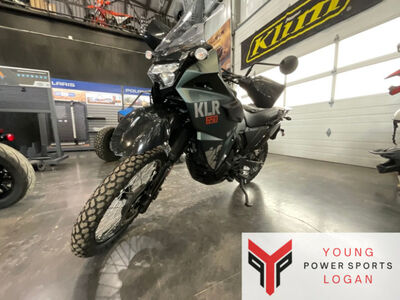 2025 Kawasaki KLR®650 Metallic Matte Old School Green