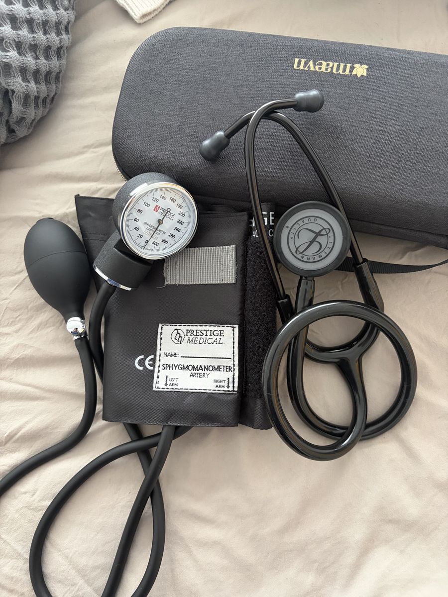 Littmann Stethoscope and Blood pressure cuff