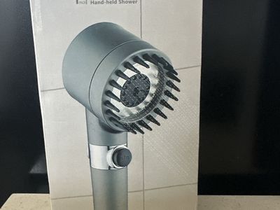 Turbocharged Filtered Handheld Shower Head High Pressure Water Saving
