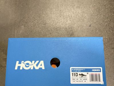 Size 11 regular. Hoka Speedgoat 7.