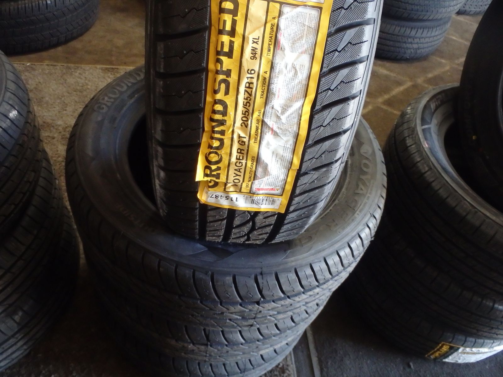205/55R16 GROUND SPEED VOYAGUER SET OF BRAND NEW TIRES