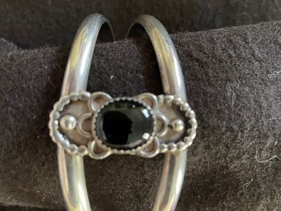 NEW SILVER AND SEMI PRECIOUS STONE BRACELET