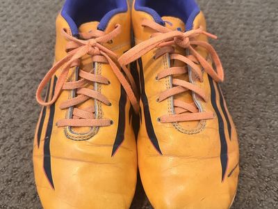 Adidas Orange & Purple Soccer Cleats Shoes Size 6 Mens