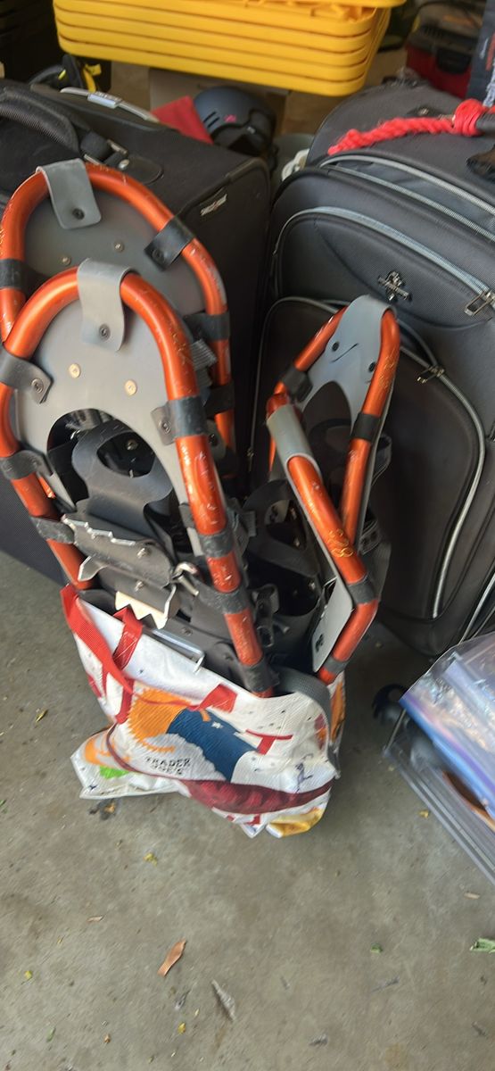 Snowshoes - Orange/Gray, Used, Winter Sports Gear- 2 pairs