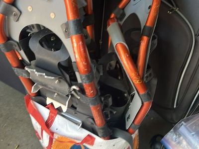 Snowshoes - Orange/Gray, Used, Winter Sports Gear- 2 pairs