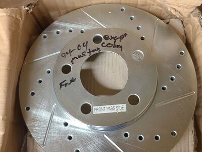 94-04 Mustang front rotors
